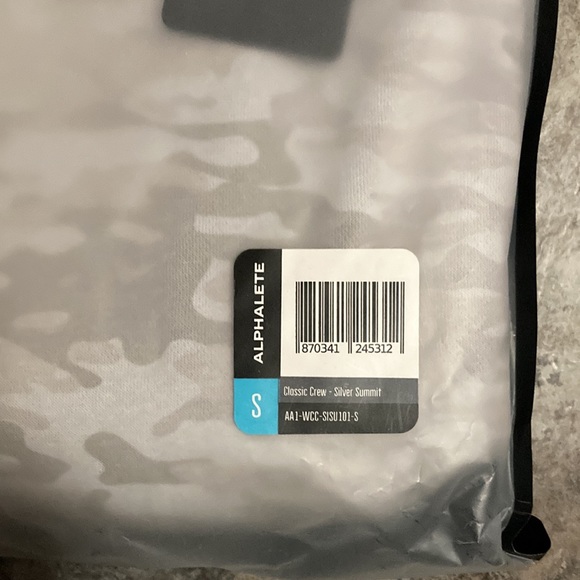 NWT - Ladies Alphalete Classic Crew Crop Sweatshirt (S) - Picture 7 of 7